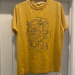 Typographia Yellow Graphic T-Shirt